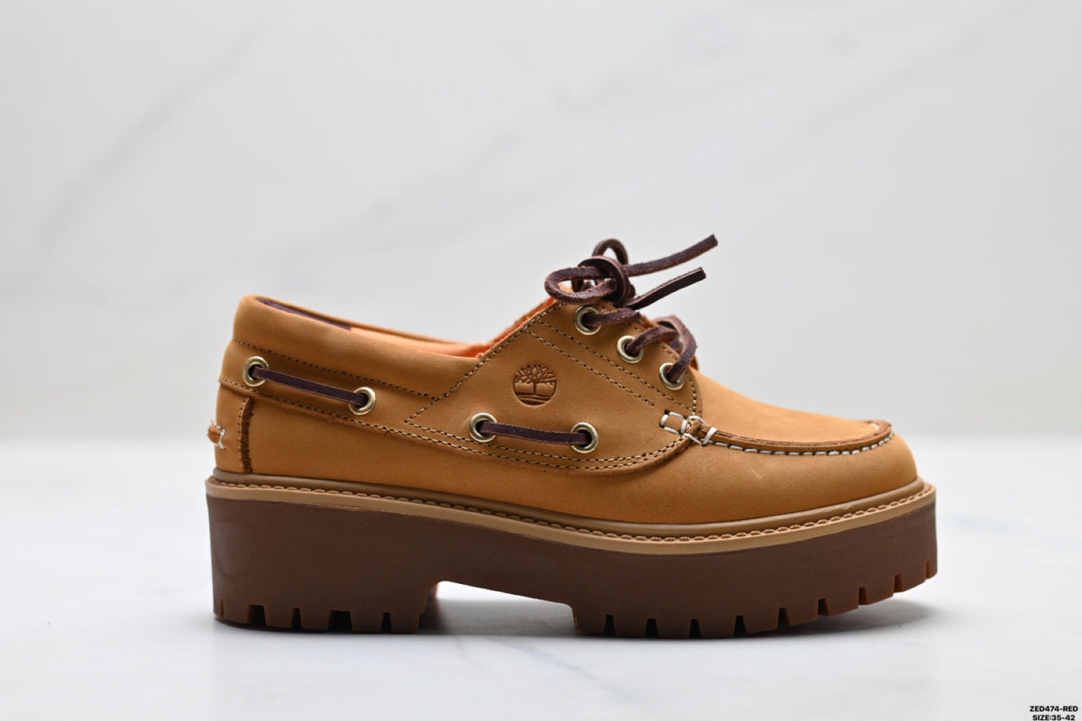 Timberland Wheat Women's Platform Boat Shoe