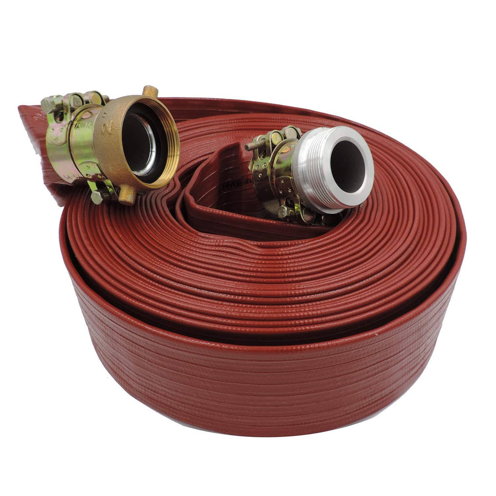 High Pressure Red Lay Flat Discharge Hose U36609
