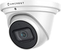 4K POE Outdoor Security Turret IP Camera, White M8889
