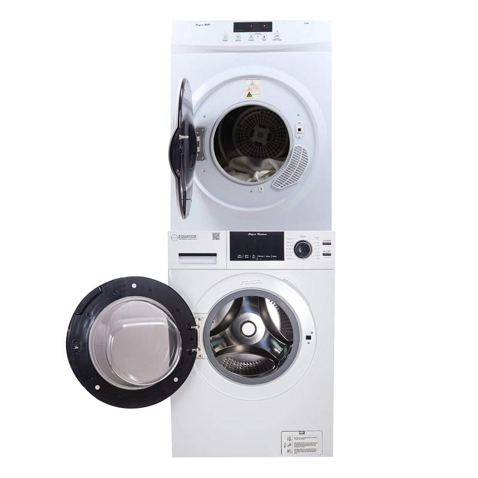 Compact 110V Vented Washer and Dryer Set Q5099