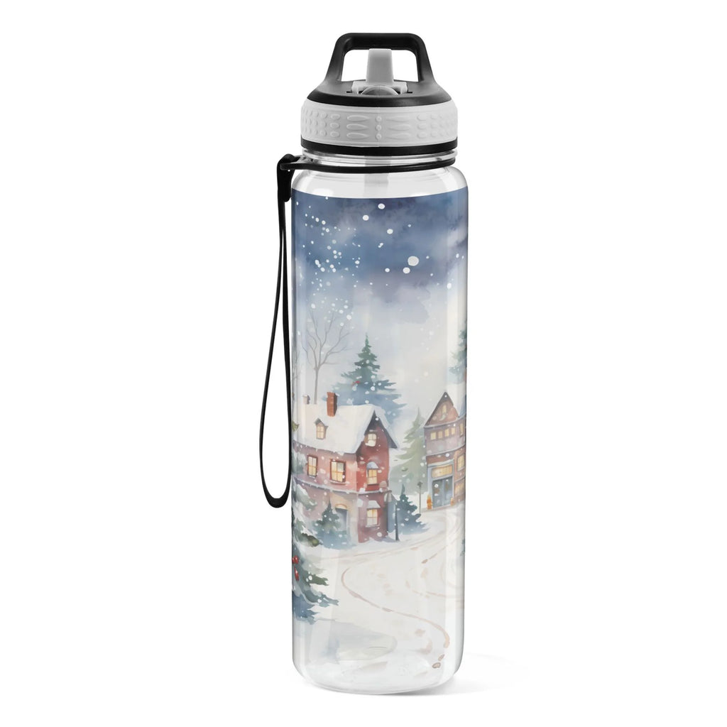 32oz Tritan Water Bottle with Straw Leakproof BPA Free Clear Z95910