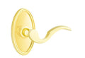 Unlacquered Brass Passage Lever Set P4812