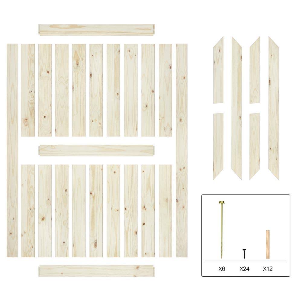 Barn Door Lower Espresso M332