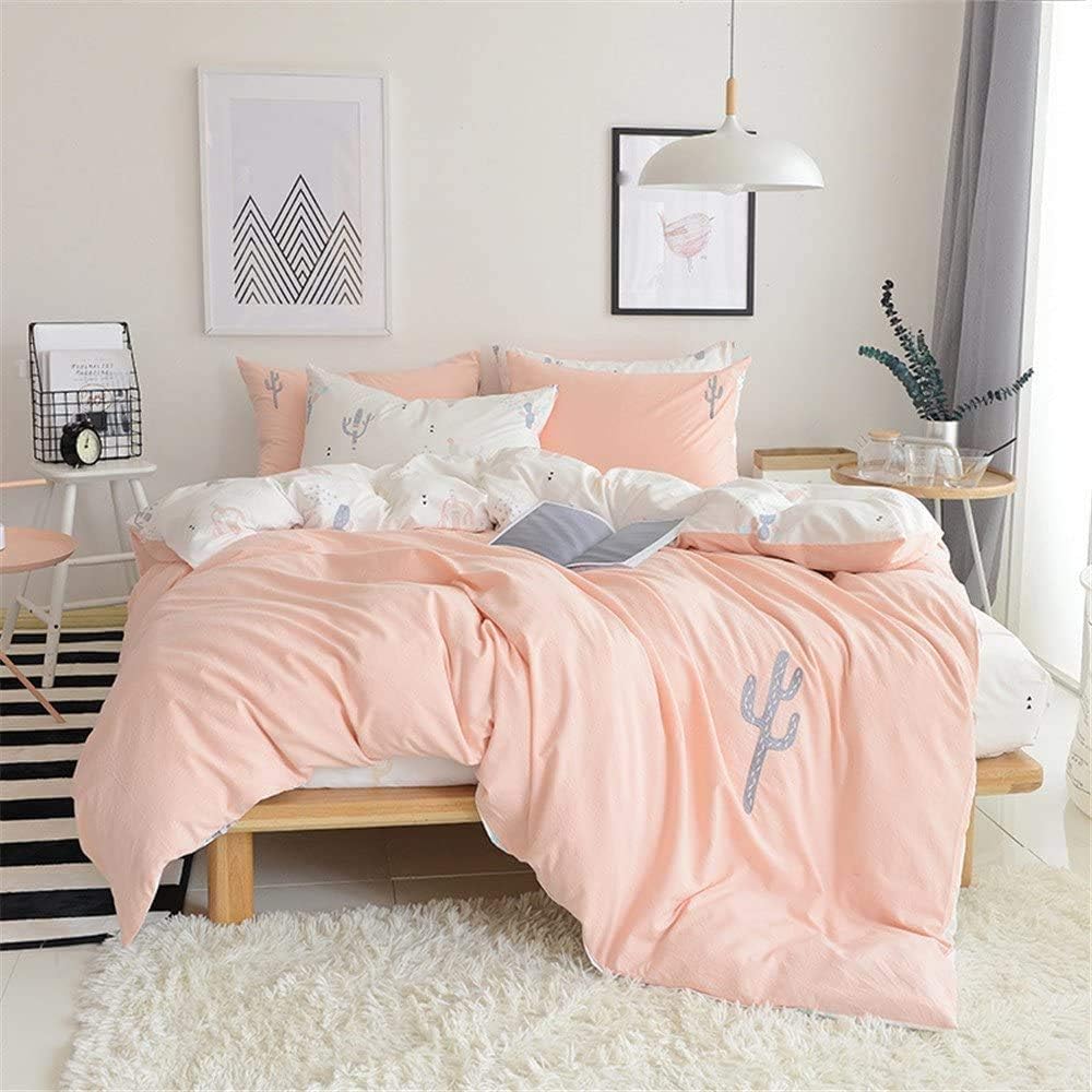 Pink Queen Cactus Duvet Cover Set A9707
