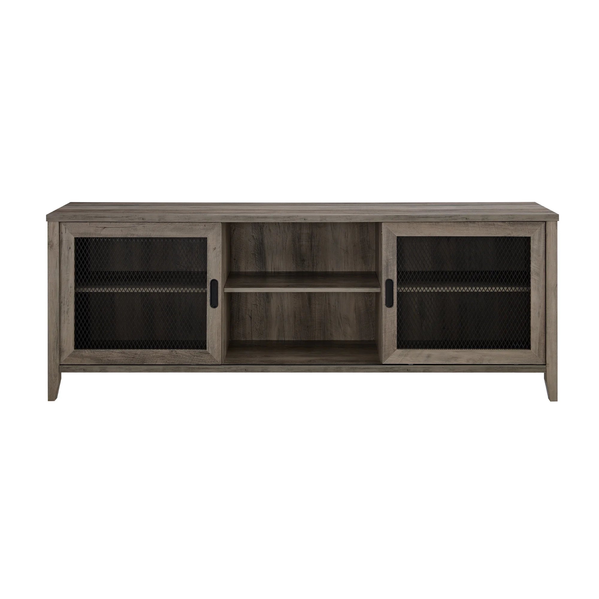 Grey Wash Sliding Door TV Stand H269794