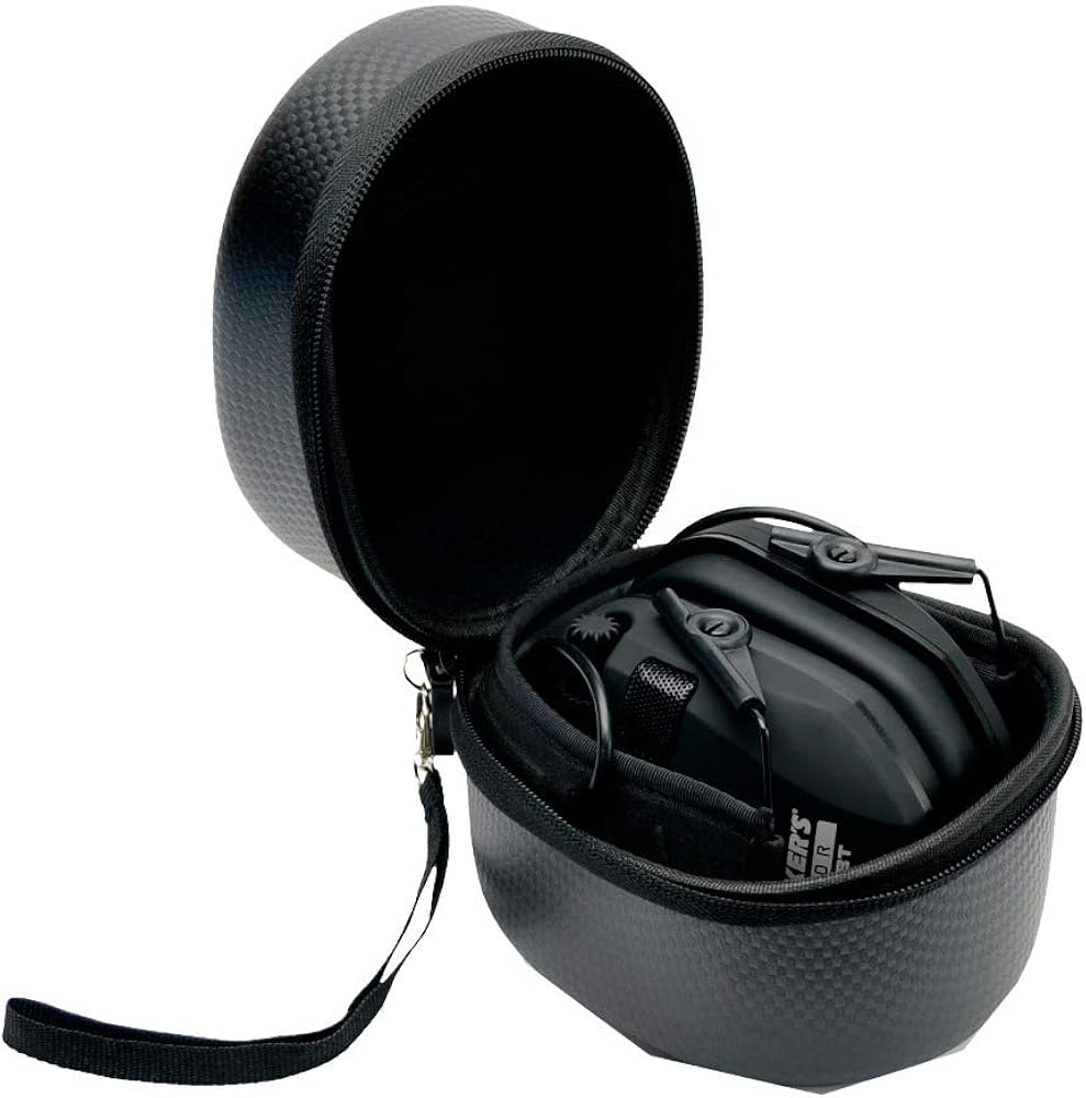 Digital Electronic Muff with Bluetooth Hearing Protection Case Bundle (2 Items) M38782