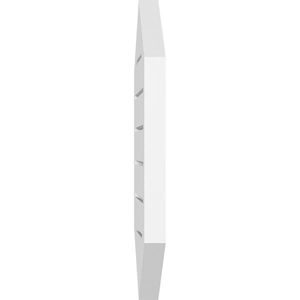 18x22W x 30x22H Vertical Peaked Surface Mount PVC Gable Vent L255671