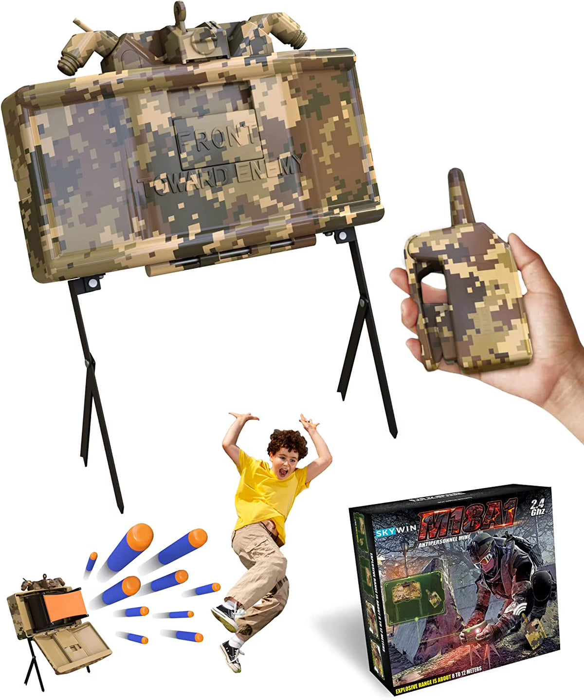 Brown Plastic Claymore Toy, 1 Pack E4049