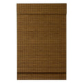 Cordless Maple Bamboo Roman Shade with Valance 35 in. W x 64 in. L D349911