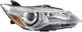 Headlight Assembly for Toyota Camry 2015 2016 2017 Passenger Side Chrome T694267