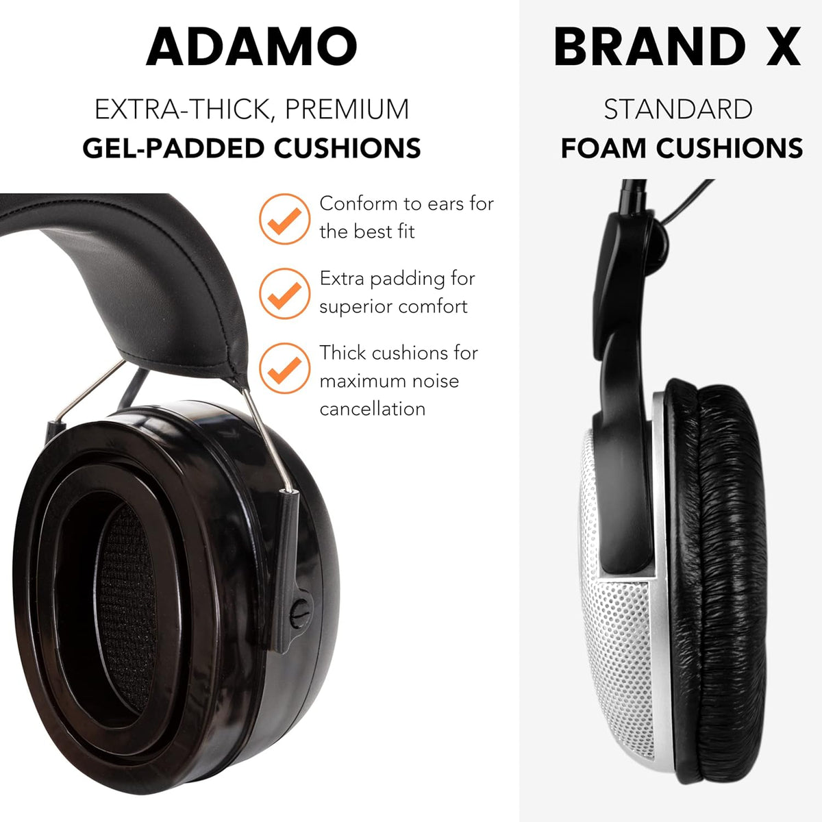 Bluetooth 5.0 Noise Reduction Safety Earmuffs with Adjustable Headband Q487050