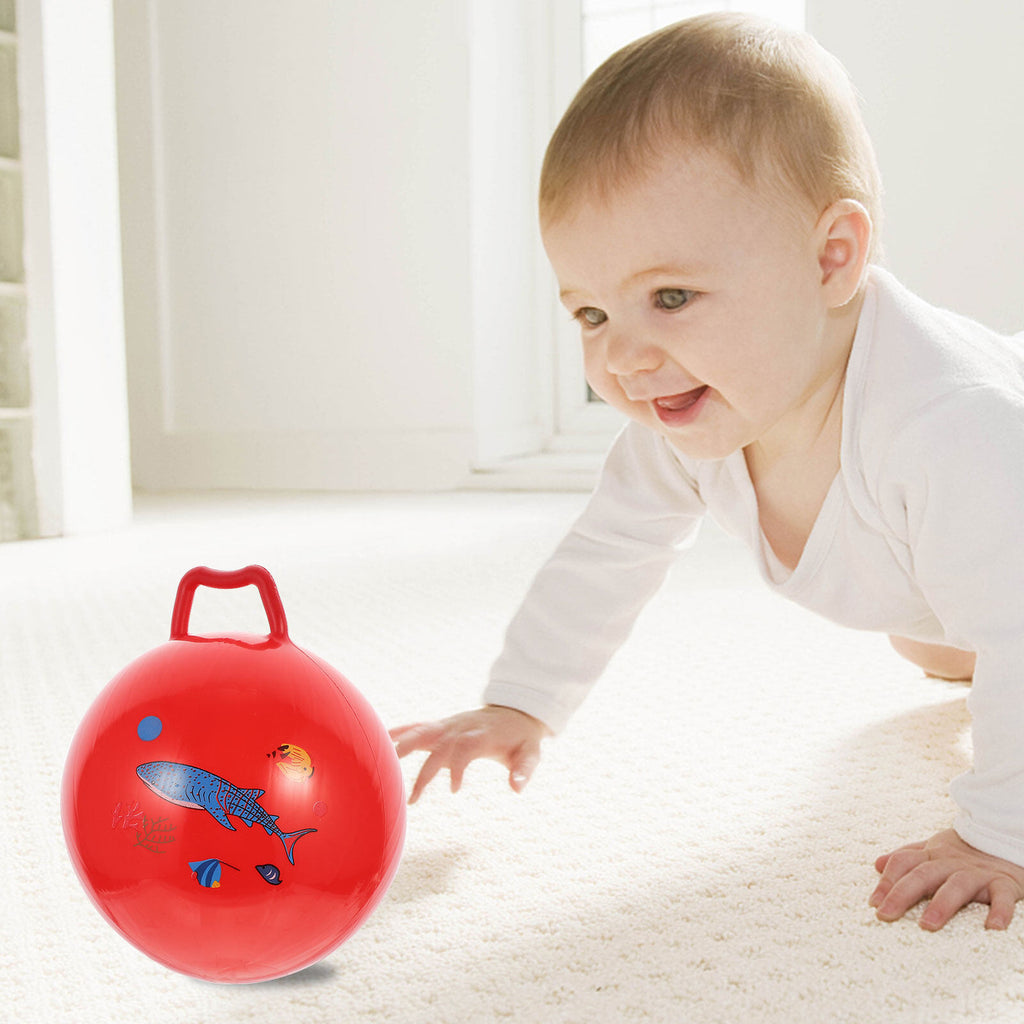 3Pcs Inflatable Hopper Balls with Handle Z798451
