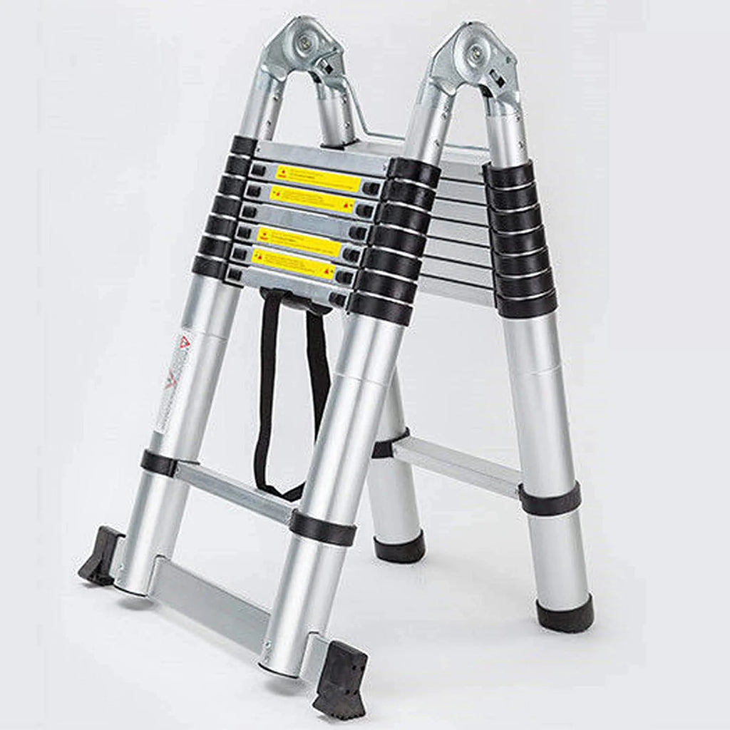 16.5FT Aluminum Telescoping Extension Ladder F8504