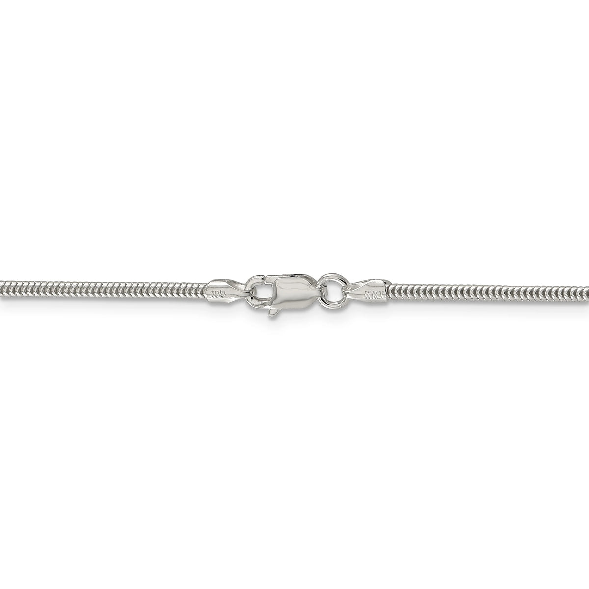 Sterling Silver 1.6mm Round Snake Chain F419234