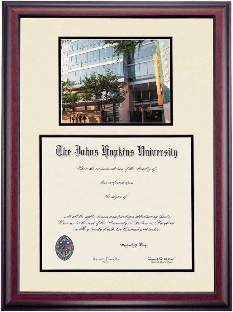 14 x 17 Black/Gold Mat Diploma Frame C98916