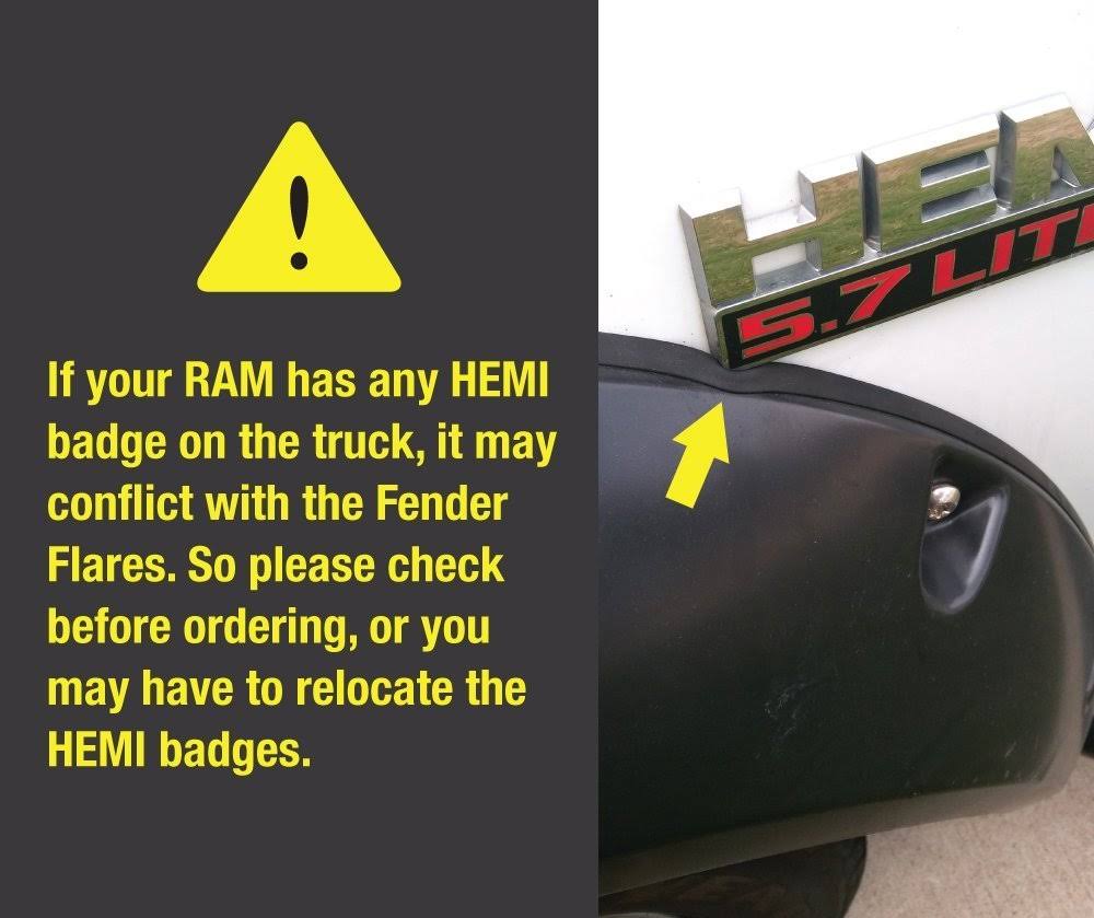 Paintable Smooth Matte Black Truck Bed Cover for Dodge Ram 1500 H57638