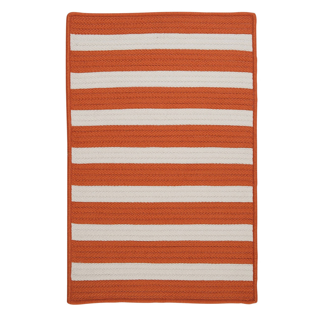 Black White Stripe Rug Y10896