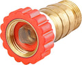 Lead-Free Brass Water Pressure Regulator, 40-50 psi, 3/4 Hose, Pack of 2 B59663