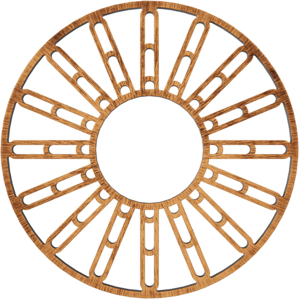 26x22OD x 9 1/2x22ID x 3/4x22P PVC Pierced Ceiling Medallion G6476