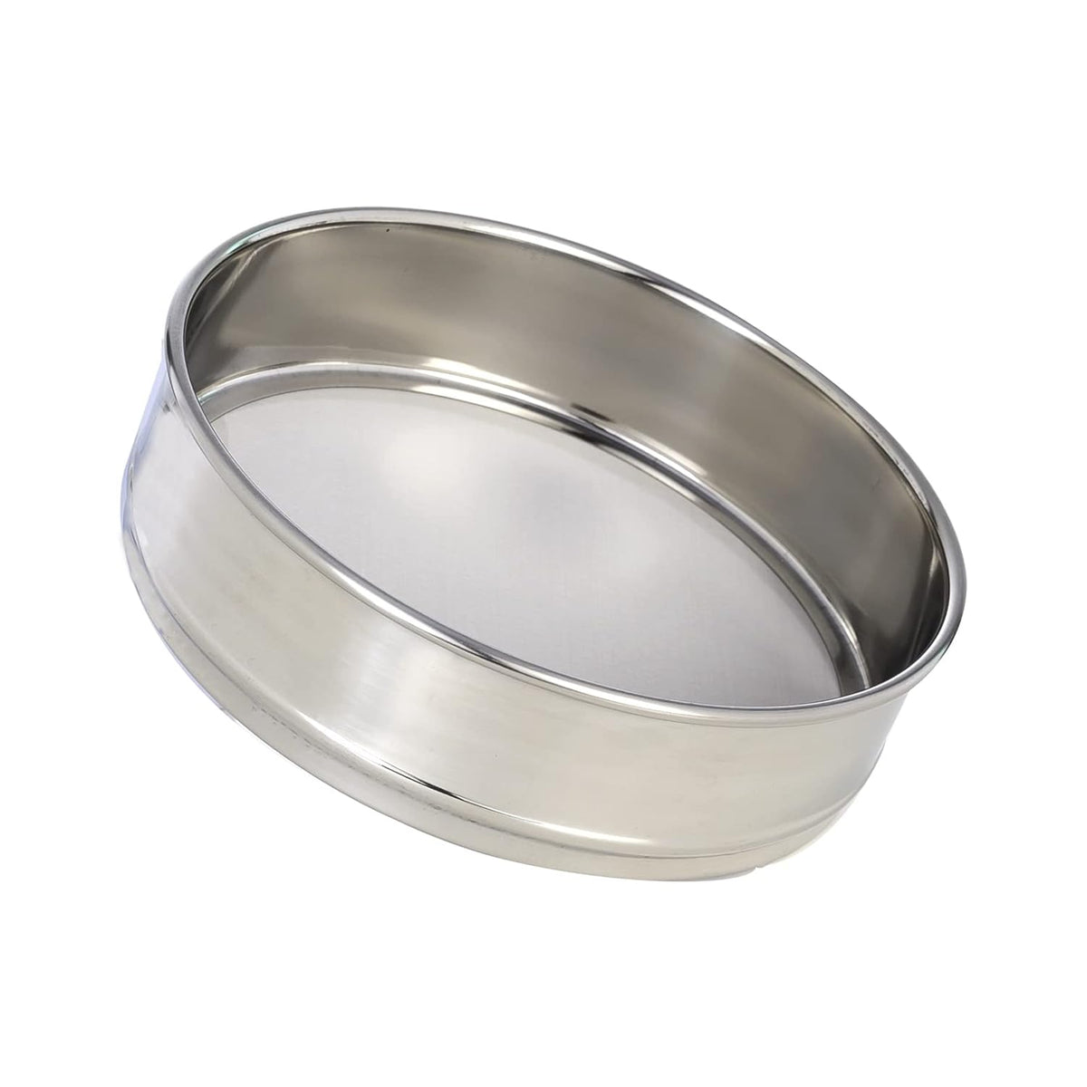 800 Mesh 8'' Diameter 304 Stainless Steel Test Sieve Pack of 2 E655