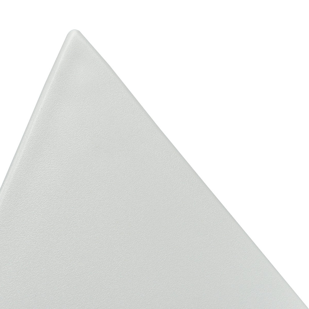 White Triangular Side Table G5179