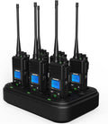6 Pcs UHF Two Way Radio with Charger Base I12838