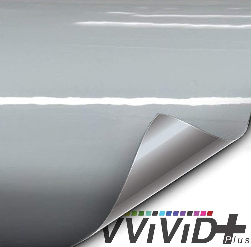 Gloss Elephant Grey Vinyl Car Wrap Film (10ft x 5ft) Pack of 2 O9830