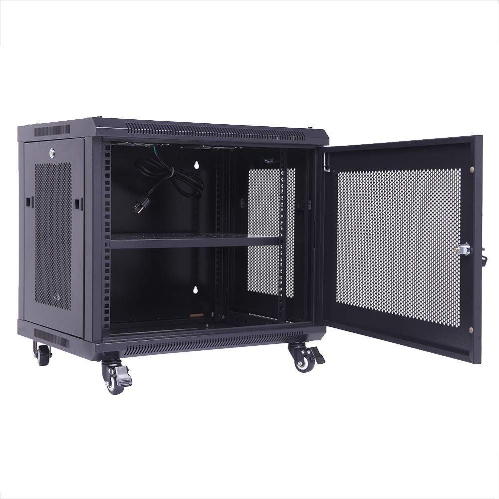 9U Network Cabinet Enclosure with Wheels C56823