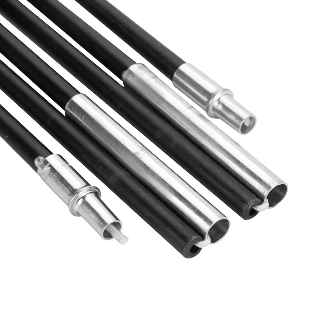 Fiberglass Camping Tent Pole Bars Sunshelter Support Rods Awning Frames Kit I46759