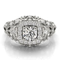 1 Ct Diamond Vintage Engagement Ring in 14k Gold U9125