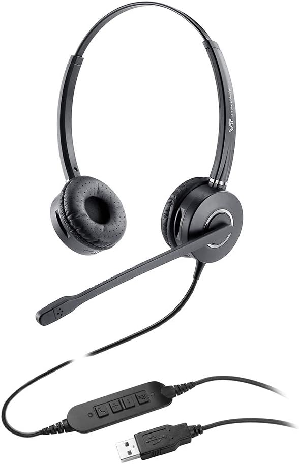 Binaural USB Computer Headset with Microphone H98809