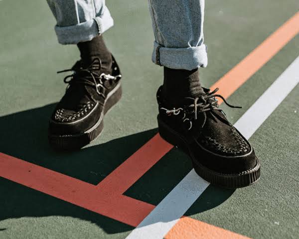Black Suede Low Creeper Y33674