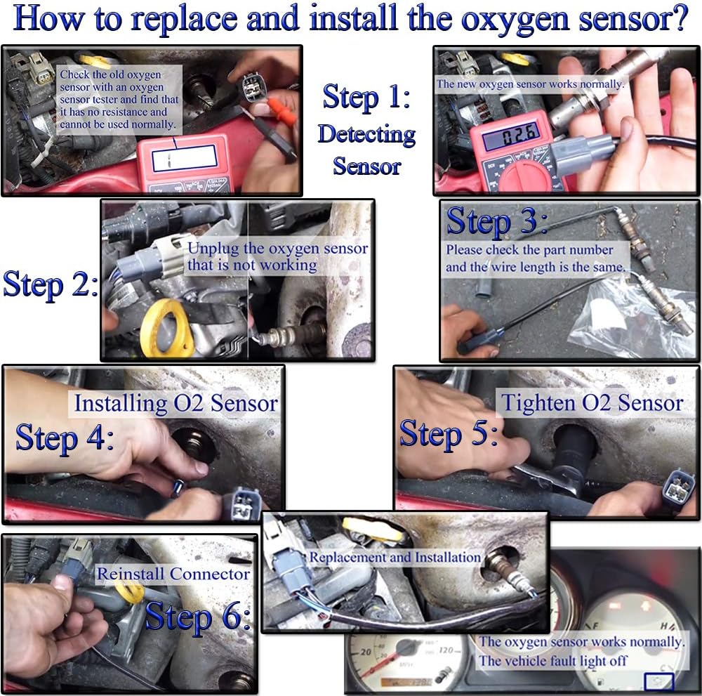 Upstream Air Fuel Ratio Bank 1 Sensor 1 Front Oxygen Sensor Pack of 2 L1493