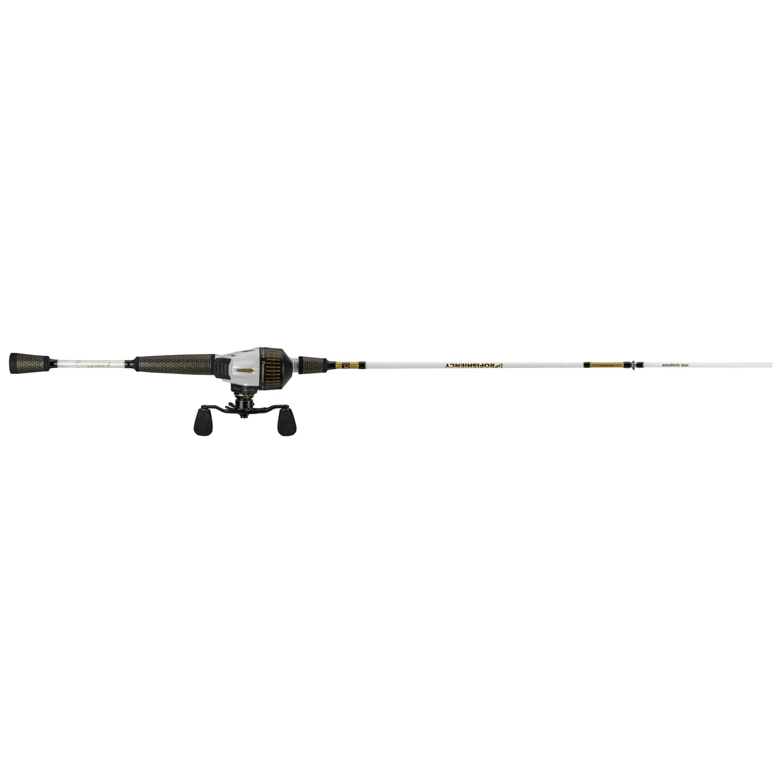 White Gold and Black Spincast Combo K55488
