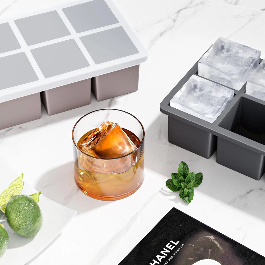 Large Square Silicone Ice Cube Tray 2Pack K993