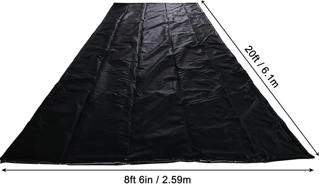 Black Garage Containment Mats - 9' X 22' K1612