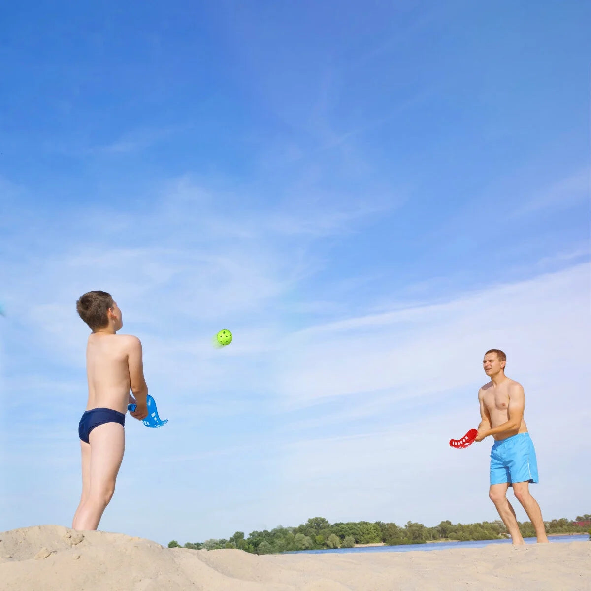 Scoop Ball Game Toss & Catch Set Outdoor Sports Beach Game U365124