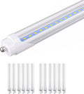 8FT T8 44W 6000K Cool White Clear Cover Led Shop Light (Pack of 12) V25763