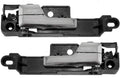 Front Left & Front Right Door Handle with Chrome Lever 2 Pc Set W64074