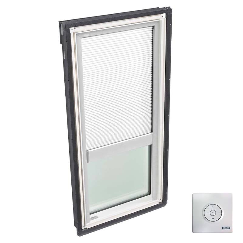 Solar Powered Light Filtering Skylight Blind White U912