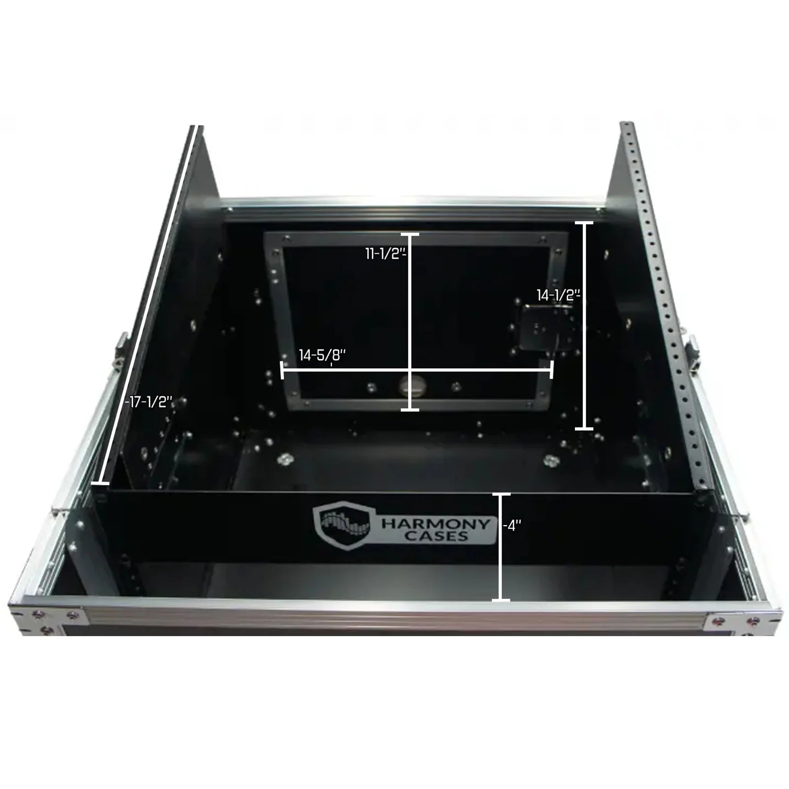 10U Slant Top 8U Vertical Mixer Rack Case H872041