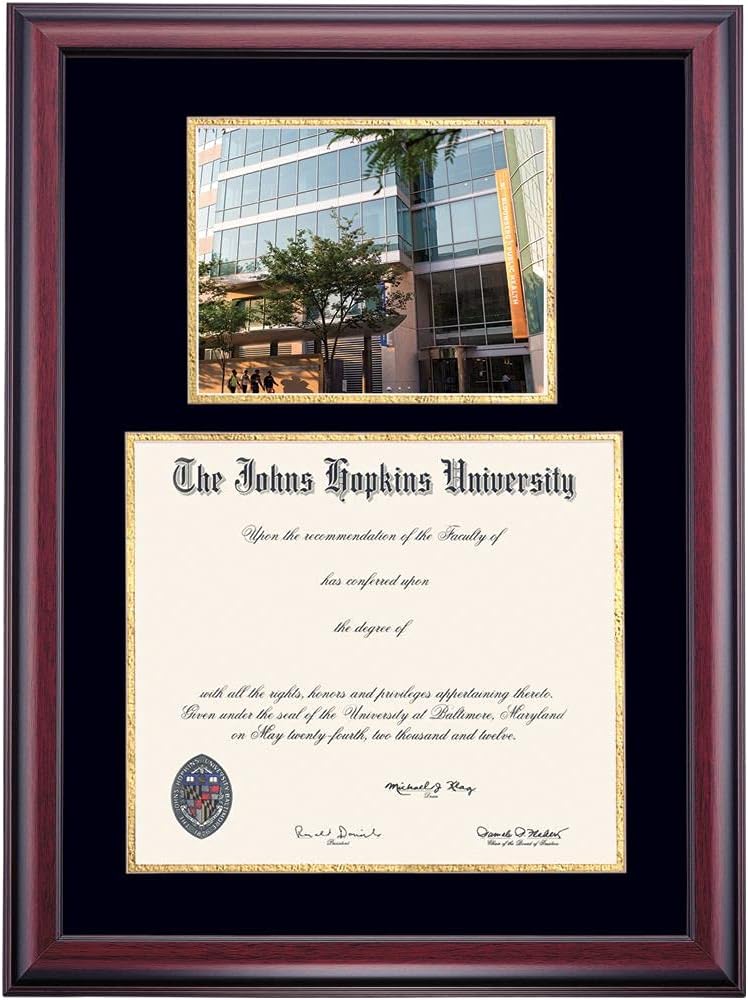 14 x 17 Black/Gold Mat Diploma Frame C98916