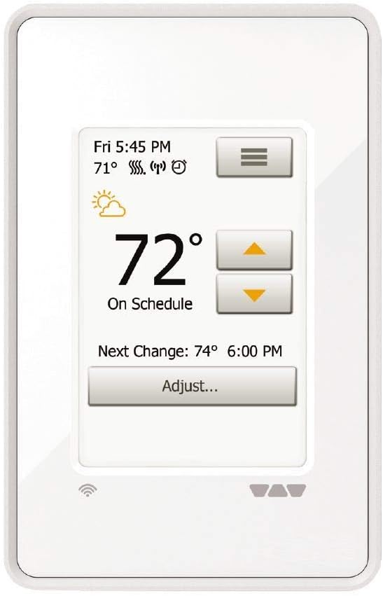 Performance Floor Heating Kit 64 Square Feet with WiFi Touchscreen Programmable Thermostat, Heat Membrane, Heat Cable V424586