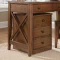 Brown Mobile File Cabinet I361