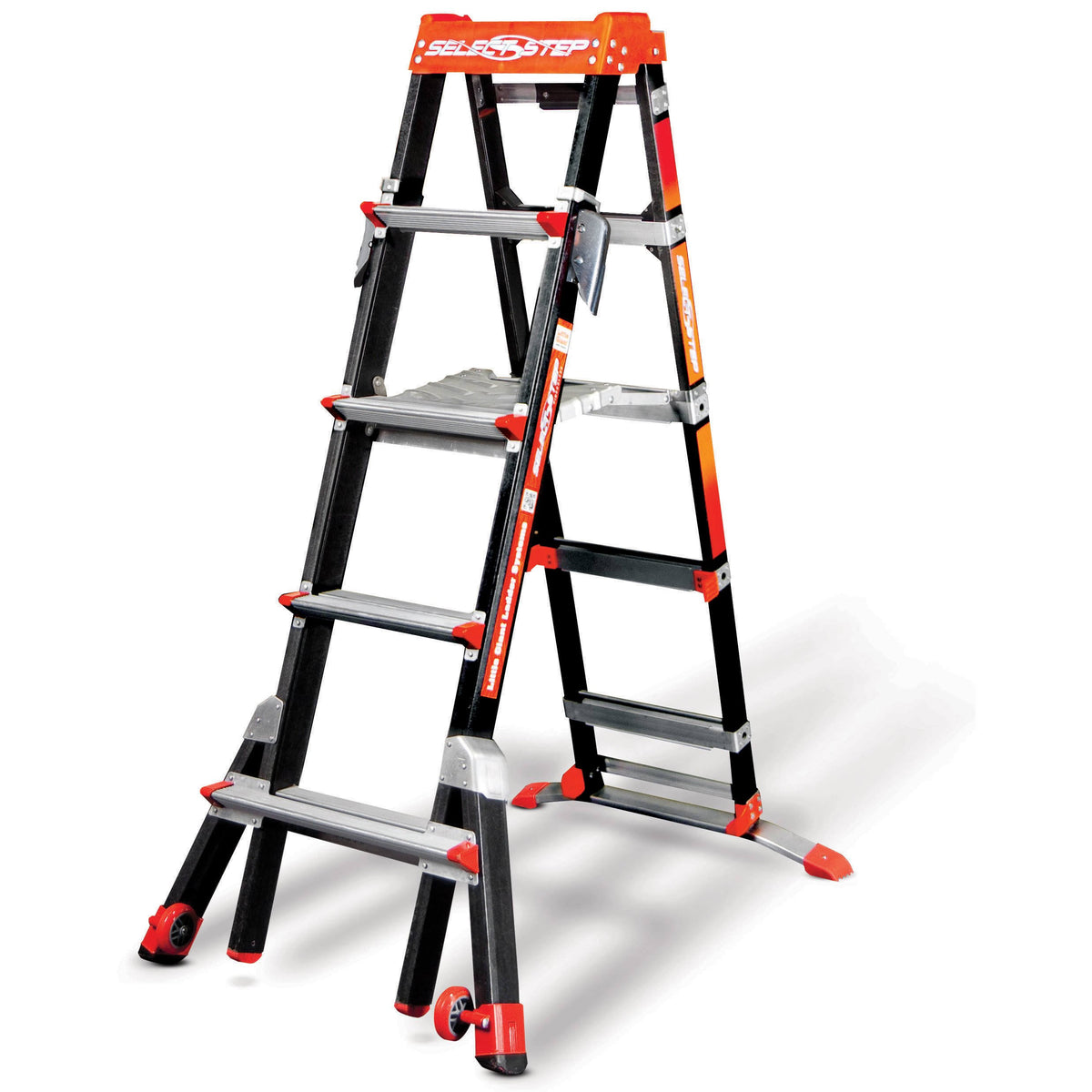 Fiberglass Ladder 8 ft Type IAA 375 lb Capacity W999