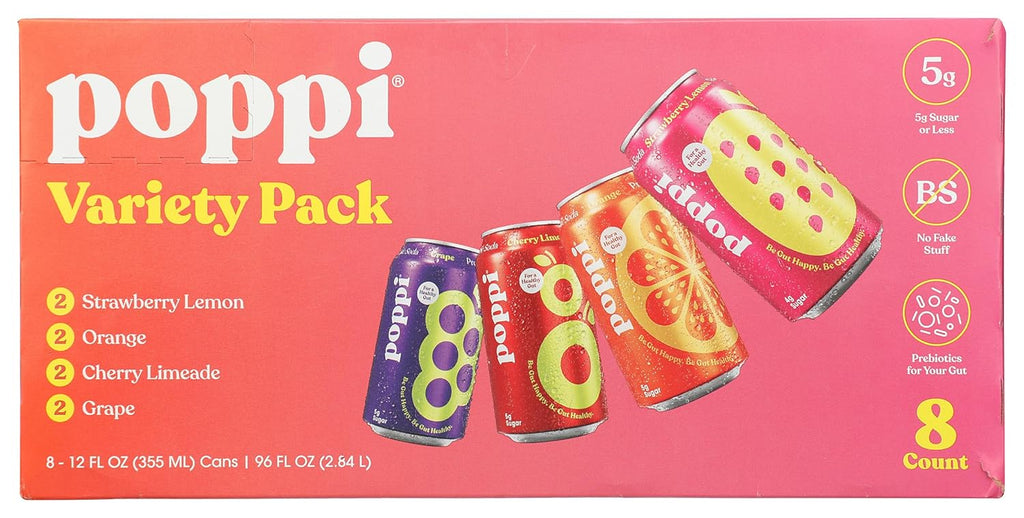 Poppi Probiotic Soda 8pk, 12 FZ U2145