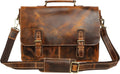 Top Grain Leather Laptop Messenger Bag O195