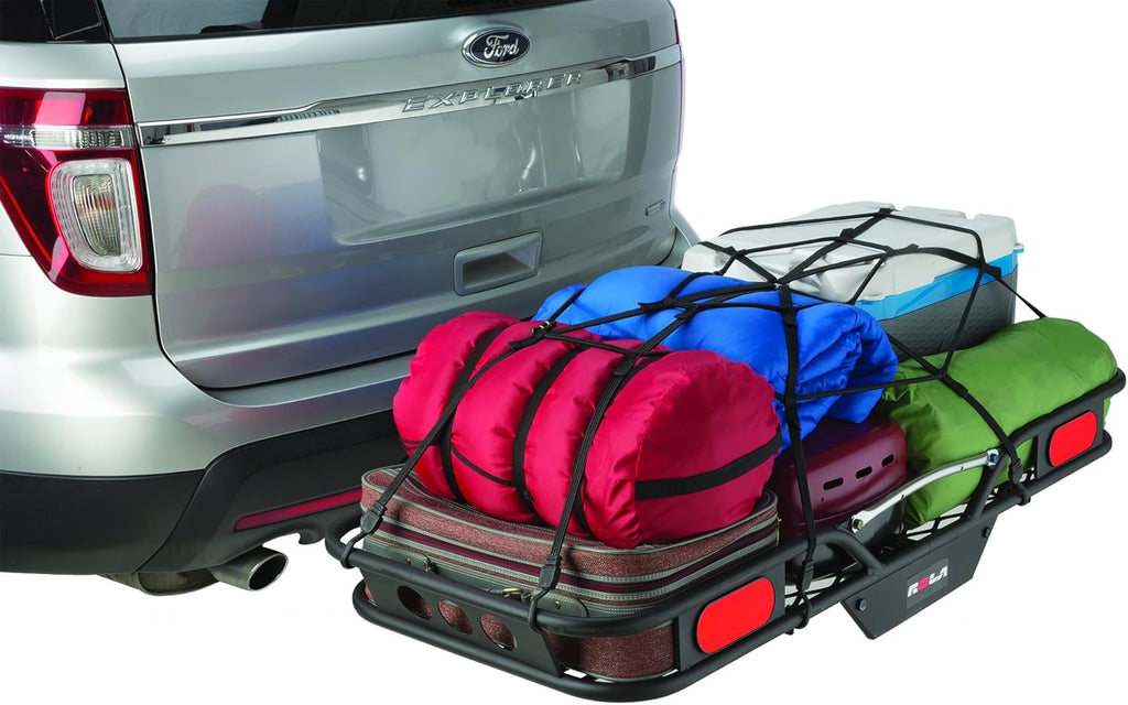Steel Cargo Carrier Hitch-Mount Basket D178561