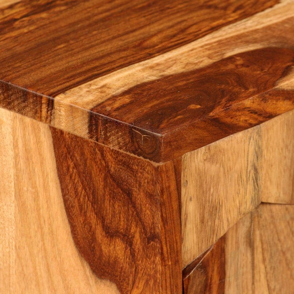 Solid Sheesham Wood Bedside Cabinet with 1 Drawer P5043