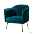 Teal Accent Barrel Chair B513885